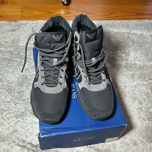 Men’s Armani boots size 10.5 - Picture 1 of 5